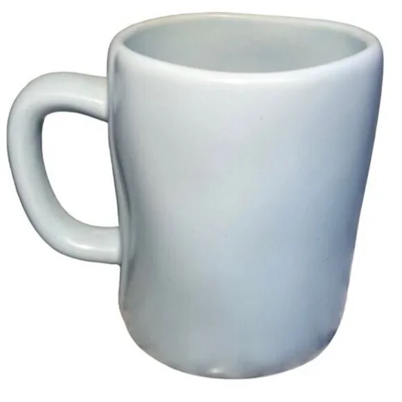 RAE DUNN Happy Easter Y'all Baby Blue Ceramic Mug Artisan Collection Magenta 213 - Picture 3 of 7